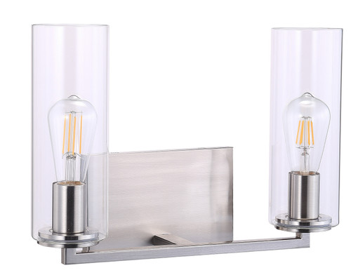 Minka-Lavery - 4042-84 - Two Light Bath - Acacia - Brushed Nickel