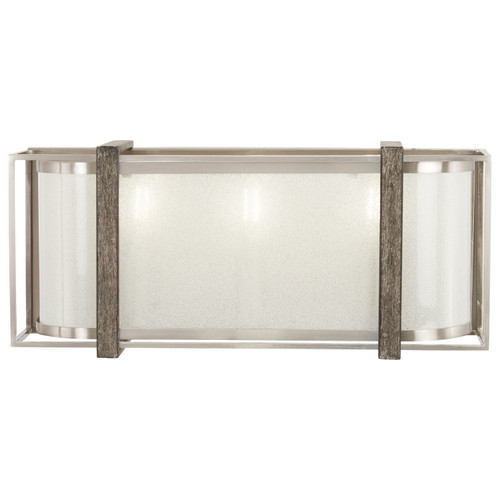 Minka-Lavery - 4563-098 - Three Light Bath - Tyson's Gate - Brushed Nickel w/Shale Wood