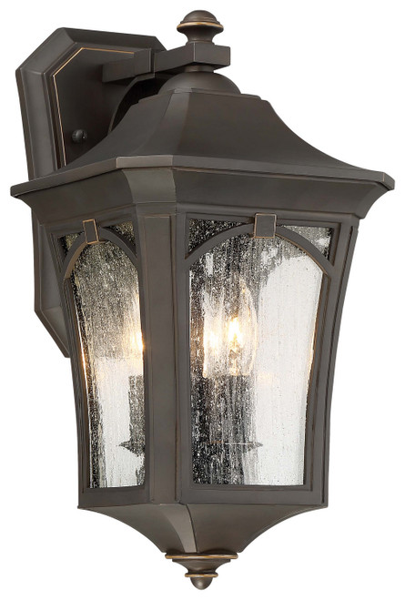 Minka-Lavery - 71212-143C - Three Light Outdoor Wall Mount - Solida - Oil Rubbed Bronze w/Gold Highlights