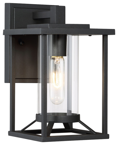 Minka-Lavery - 72471-66 - One Light Outdoor Wall Mount - Trescott - Black