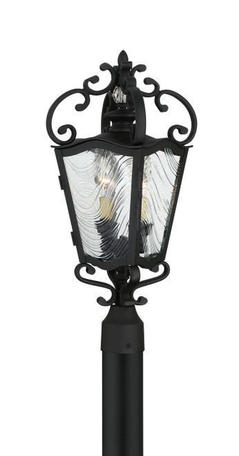 Minka-Lavery - 9335-661 - Two Light Outdoor Post Mount - Brixton Ivey - Sand Coal w/Soft Brass