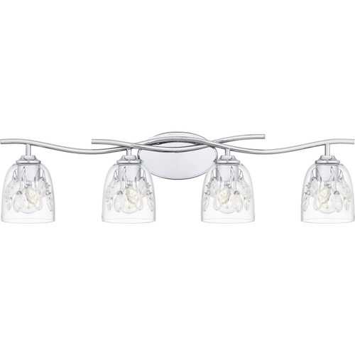 Quoizel - ALE8633C - Four Light Bath - Ansley - Polished Chrome