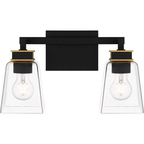 Quoizel - ALY8615MBK - Two Light Bath - Almany - Matte Black