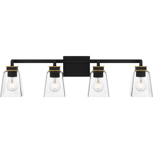 Quoizel - ALY8632MBK - Four Light Bath - Almany - Matte Black