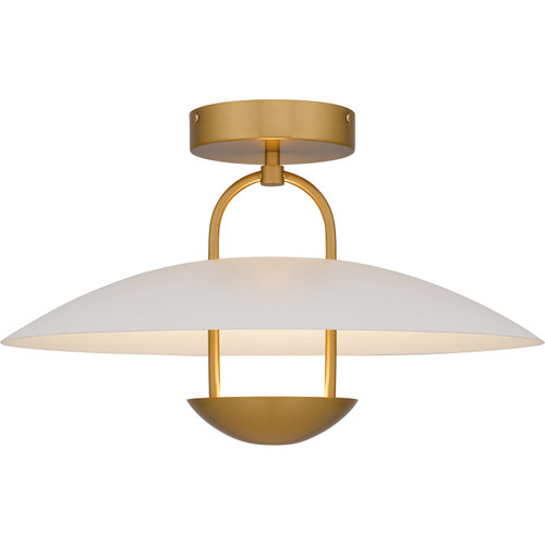 Quoizel - BIN1718BRG - LED Semi-Flush Mount - Bingham - Brushed Gold