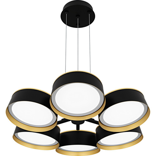 Quoizel - BYS5026MBK - LED Chandelier - Byrnes - Matte Black