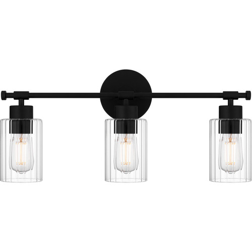 Quoizel - CAP8623MBK - Three Light Bath - Caputo - Matte Black