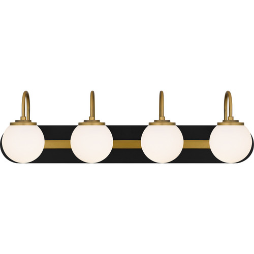 Quoizel - DES8631MBK - Four Light Bath - Desmond - Matte Black