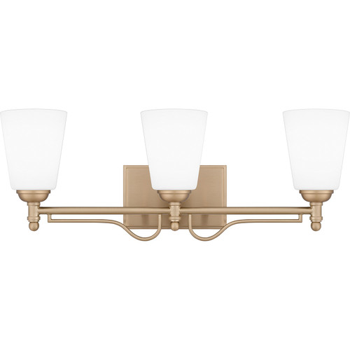 Quoizel - ESR8623BGD - Three Light Bath - Esther - Bronze Gold