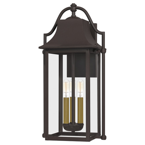 Quoizel - MAN8411WT - Three Light Outdoor Wall Mount - Manning - Western Bronze