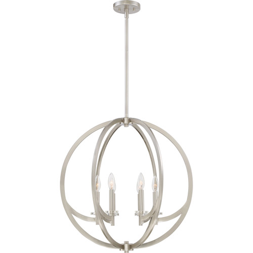 Quoizel - ON2824BN - Six Light Pendant - Orion - Brushed Nickel