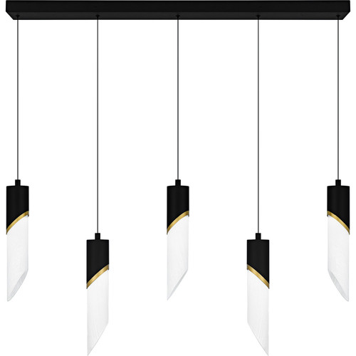 Quoizel - PCAYS540MBK - LED Linear Chandelier - Alys - Matte Black