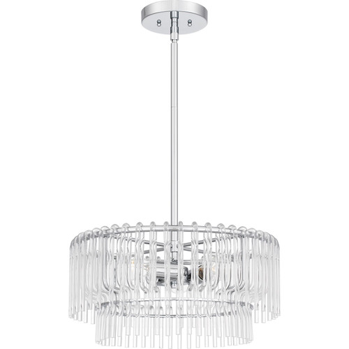 Quoizel - PCTAY2818C - Three Light Pendant - Tayshia - Polished Chrome