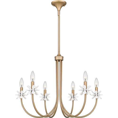 Quoizel - REY5030BGD - Six Light Chandelier - Remy - Bronze Gold