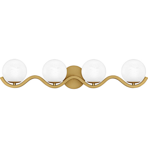 Quoizel - SRI8631AB - Four Light Bath - Spherical - Aged Brass