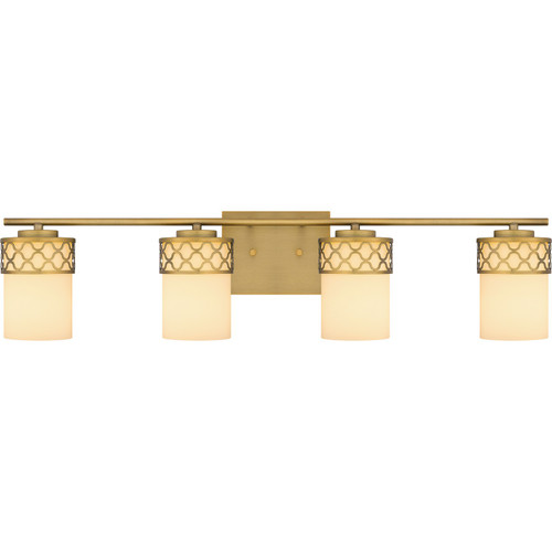 Quoizel - TEN8632AB - Four Light Bath - Tenley - Aged Brass