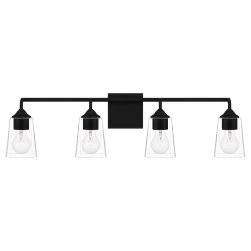 Quoizel - THO8631MBK - Four Light Bath - Thoresby - Matte Black