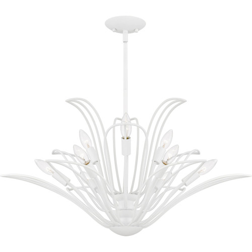 Quoizel - TLH5032SW - Nine Light Chandelier - Tallulah - Sand White