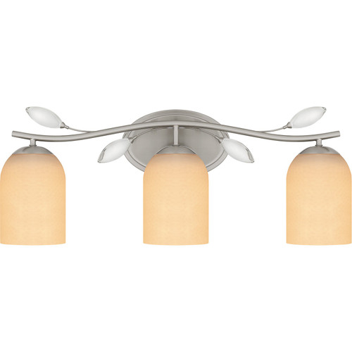 Quoizel - ULY8624BN - Three Light Bath - Ulysses - Brushed Nickel
