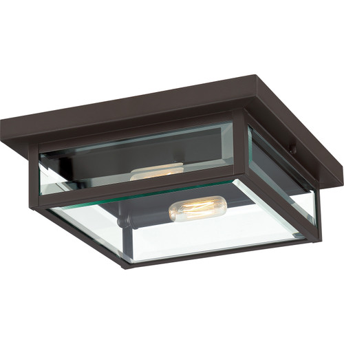Quoizel - WVR1312WT - Two Light Flush Mount - Westover - Western Bronze