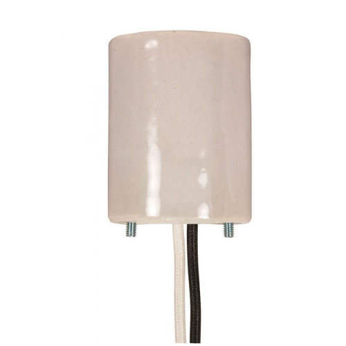 Satco - 80-1646 - Socket - Glazed Cream