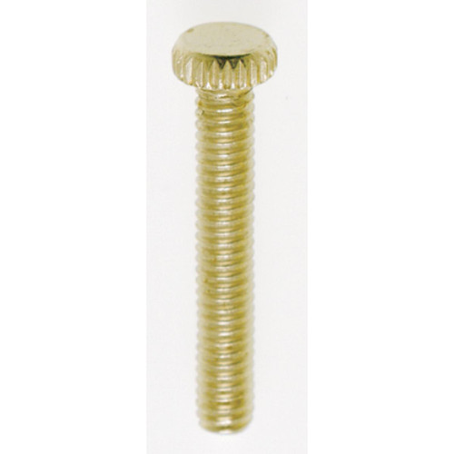 Satco - 90-031 - Head Thumb Screw - Brass Plated