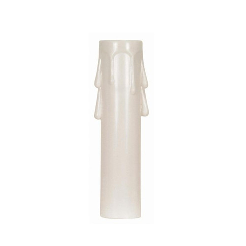 Satco - 90-1256 - Candle Cover - White
