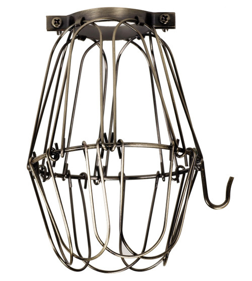 Satco - 90-1919 - Light Bulb Cage - Dark Antique Brass