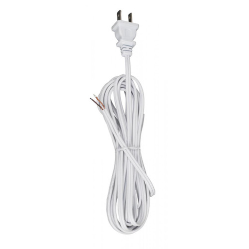 Satco - 90-2033 - 12'Cord Set - White
