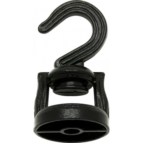 Satco - 90-817 - Revolving Swivel Hooks - Black