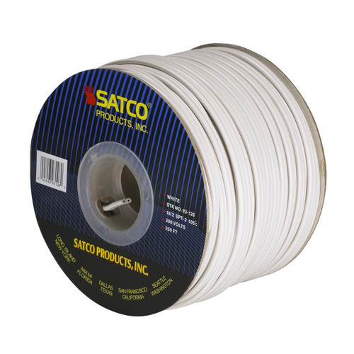 Satco - 93-126 - Lamp And Lighting Bulk Wire - White