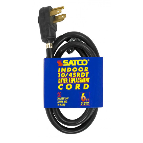 Satco - 93-5029 - Cord - Black