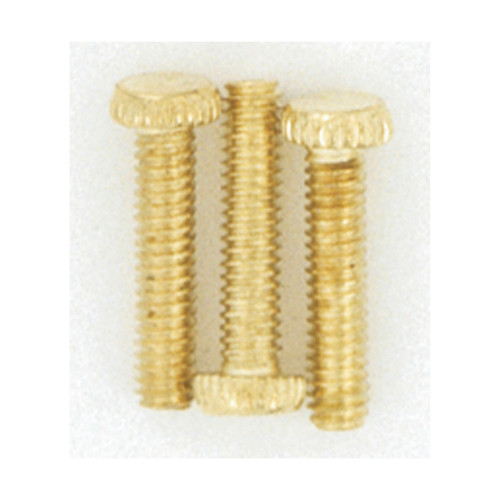 Satco - S70-634 - 3 Screws - Brass Plated