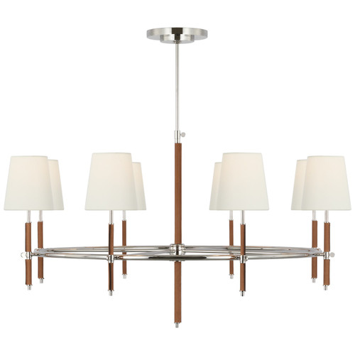 manufacturer_finish:Polished Nickel and Natural Leather|manufacturer_glass:4 x 5.5 x 6 Linen