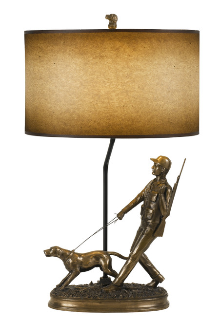 Cal Lighting - BO-2660TB - One Light Table Lamp - Hunter - Cast Bronze