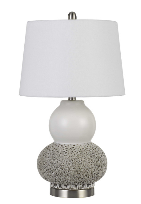 Cal Lighting - BO-2849TB-2 - Two Light Table Lamp - Aigio - Grey