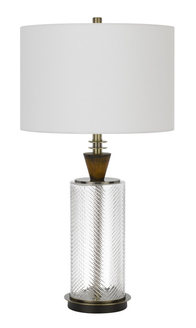 Cal Lighting - BO-2987TB - One Light Table Lamp - Sherwood - Glass/Dark Bronze