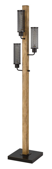 Cal Lighting - BO-3008FL - Three Light Floor Lamp - Lenox - Light Oak