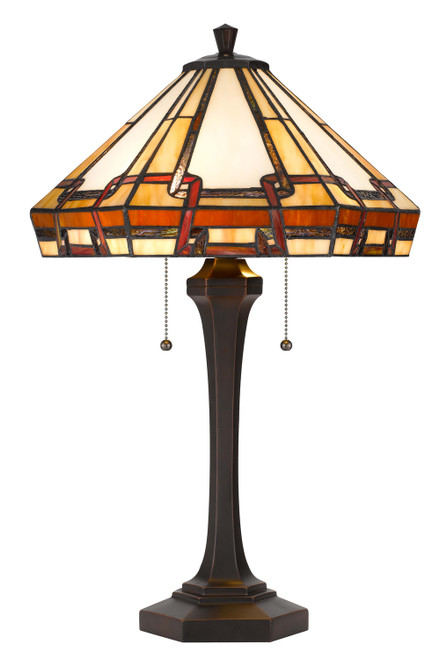 Cal Lighting - BO-3016TB - Two Light Table Lamp - Tiffany - Tiffany