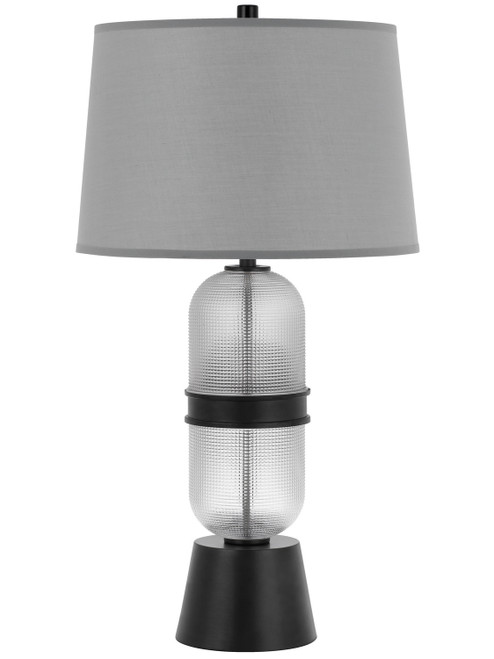 Cal Lighting - BO-3221TB - Two Light Table Lamp - Sesto - Frosted Glass/Black