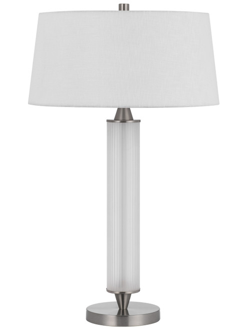 Cal Lighting - BO-3222TB - Two Light Table Lamp - Pavia - Fluted Frosted Glass/Steel