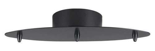 Cal Lighting - CP-3L-LOW-BK - Three Lights Line Canopy For Low Voltage Pendants - Canopy - Black