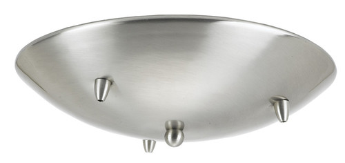 Cal Lighting - CP-3R-LOW-BS - Three Lights Round Canopy for Low Voltage Pendants - Canopy - Brushed Steel