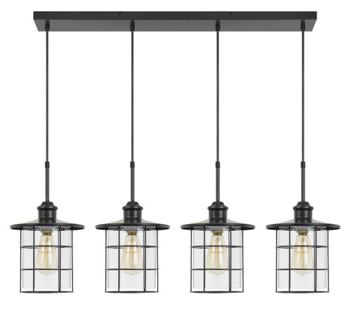 Cal Lighting - FX-2668-4P - Four Light Pendant - Silverton - Dark Bronze