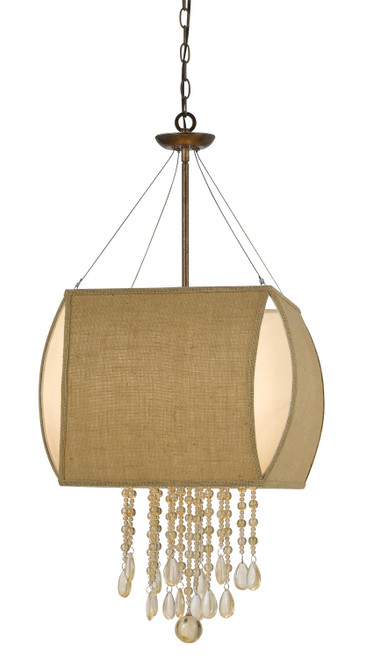 Cal Lighting - FX-3553/4 - Four Light Chandelier - ARK - Copper