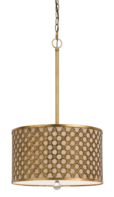 Cal Lighting - FX-3597-1P - Three Light Pendant - FARIVIEW - French Gold