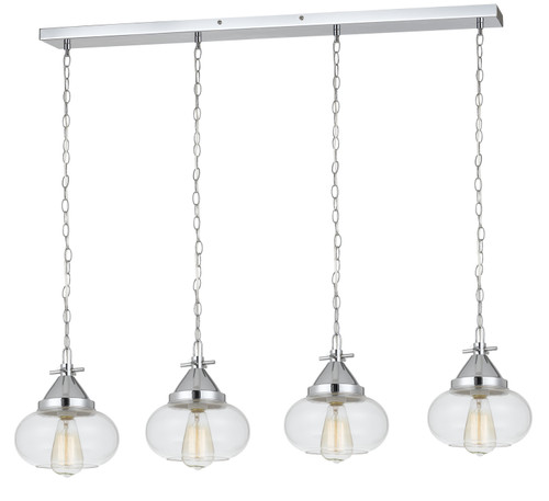 Cal Lighting - FX-3624-4P - Four Light Pendant - Maywood - Chrome