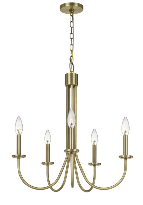Cal Lighting - FX-3736-5 - Five Light Chandelier - Spiez - Antique Brass