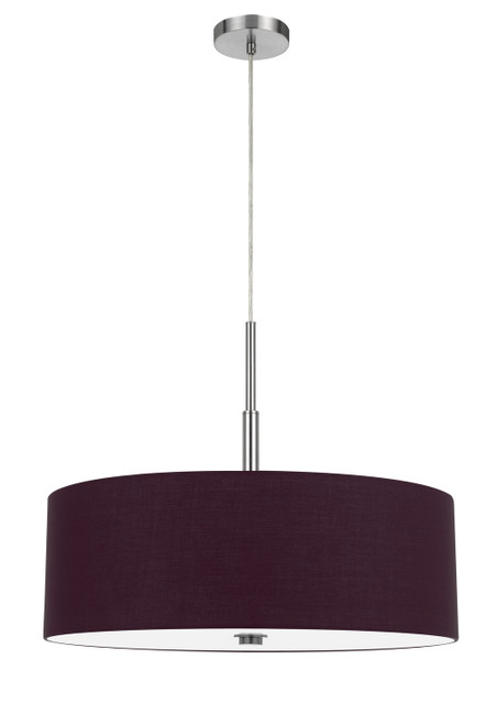Cal Lighting - FX-3744-PUR - Four Light Pendant - Lonoke - Plum
