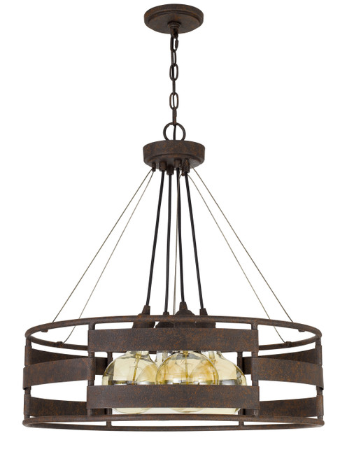 Cal Lighting - FX-3747-4 - Four Light Chandelier - Rochefort - Rust